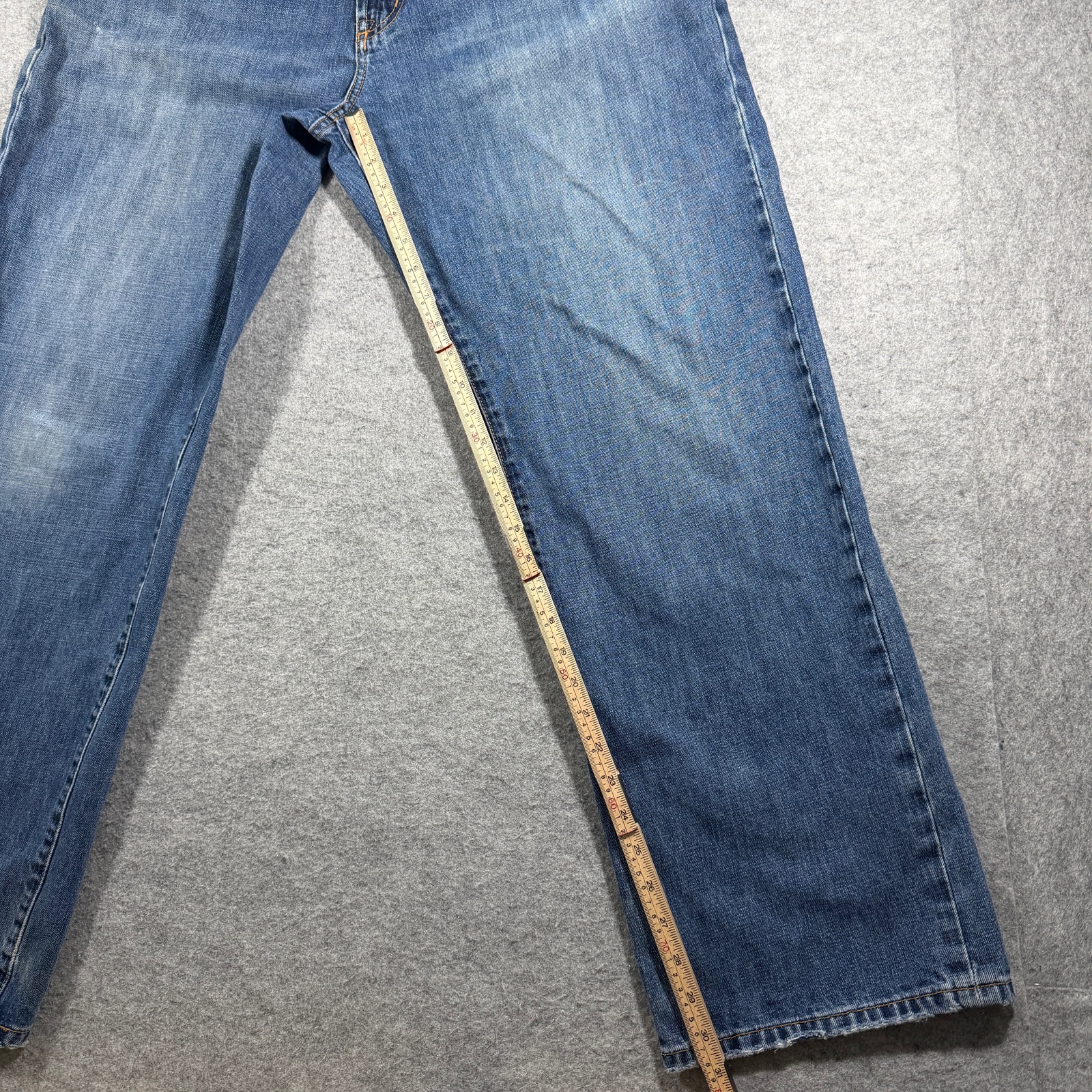Vintage Eddie Bauer Denim Jeans Mens 38x32 Relaxed Fit Medium Wash Distressed thumbnail 8