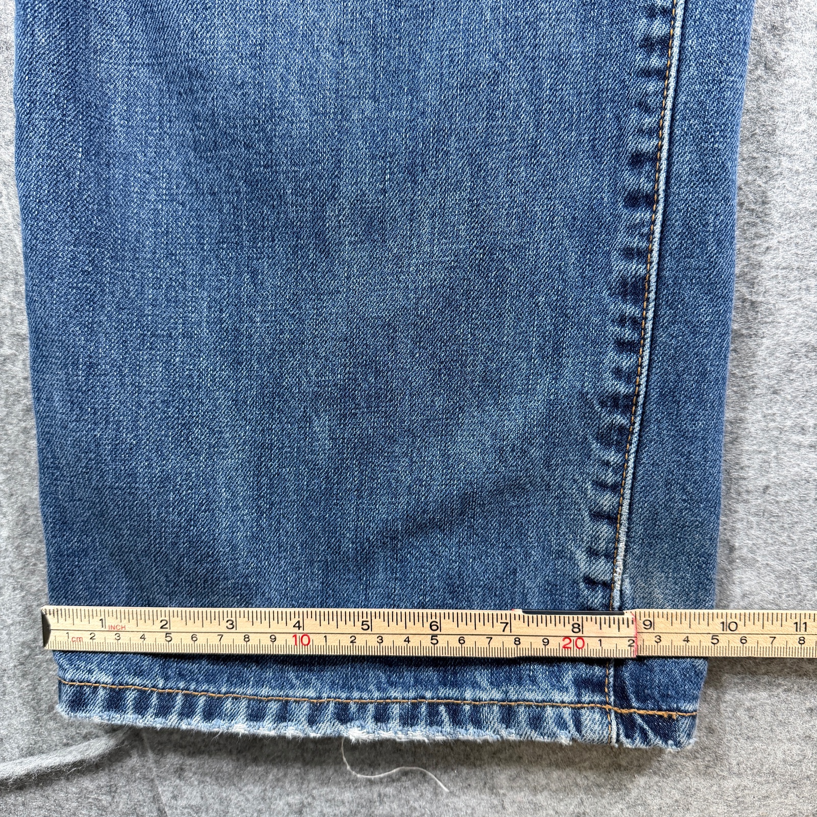 Vintage Eddie Bauer Denim Jeans Mens 38x32 Relaxed Fit Medium Wash Distressed thumbnail 10