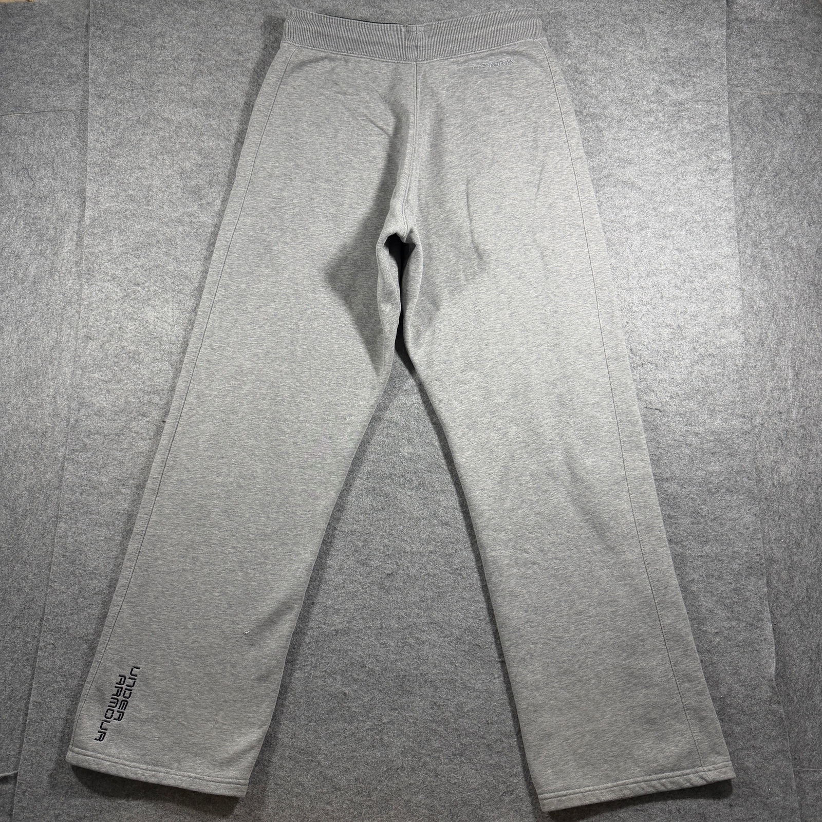 Under Armour Storm Fleece Sweatpants Mens M Gray Straight Leg Lounge Heavyweight thumbnail 2