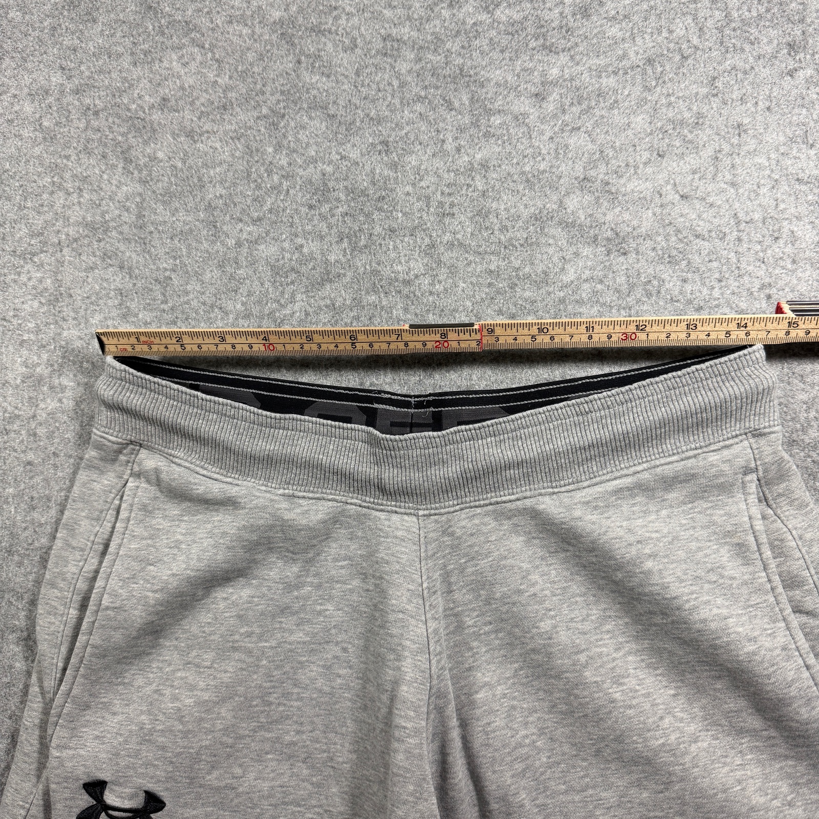 Under Armour Storm Fleece Sweatpants Mens M Gray Straight Leg Lounge Heavyweight thumbnail 7