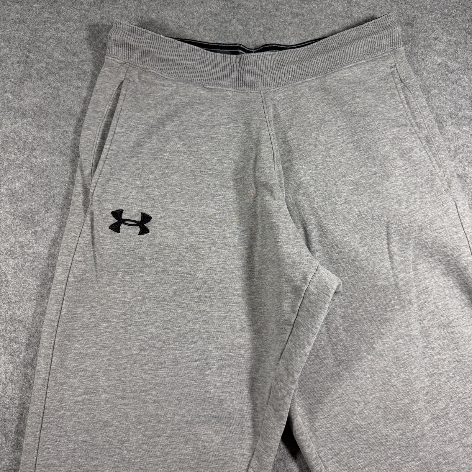Under Armour Storm Fleece Sweatpants Mens M Gray Straight Leg Lounge Heavyweight thumbnail 10