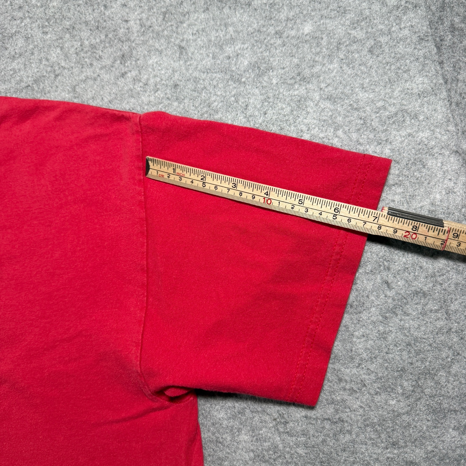 Disney Store T Shirt Womens M Red Winnie Pooh Wishes Holiday Graphic Cotton Tee thumbnail 8