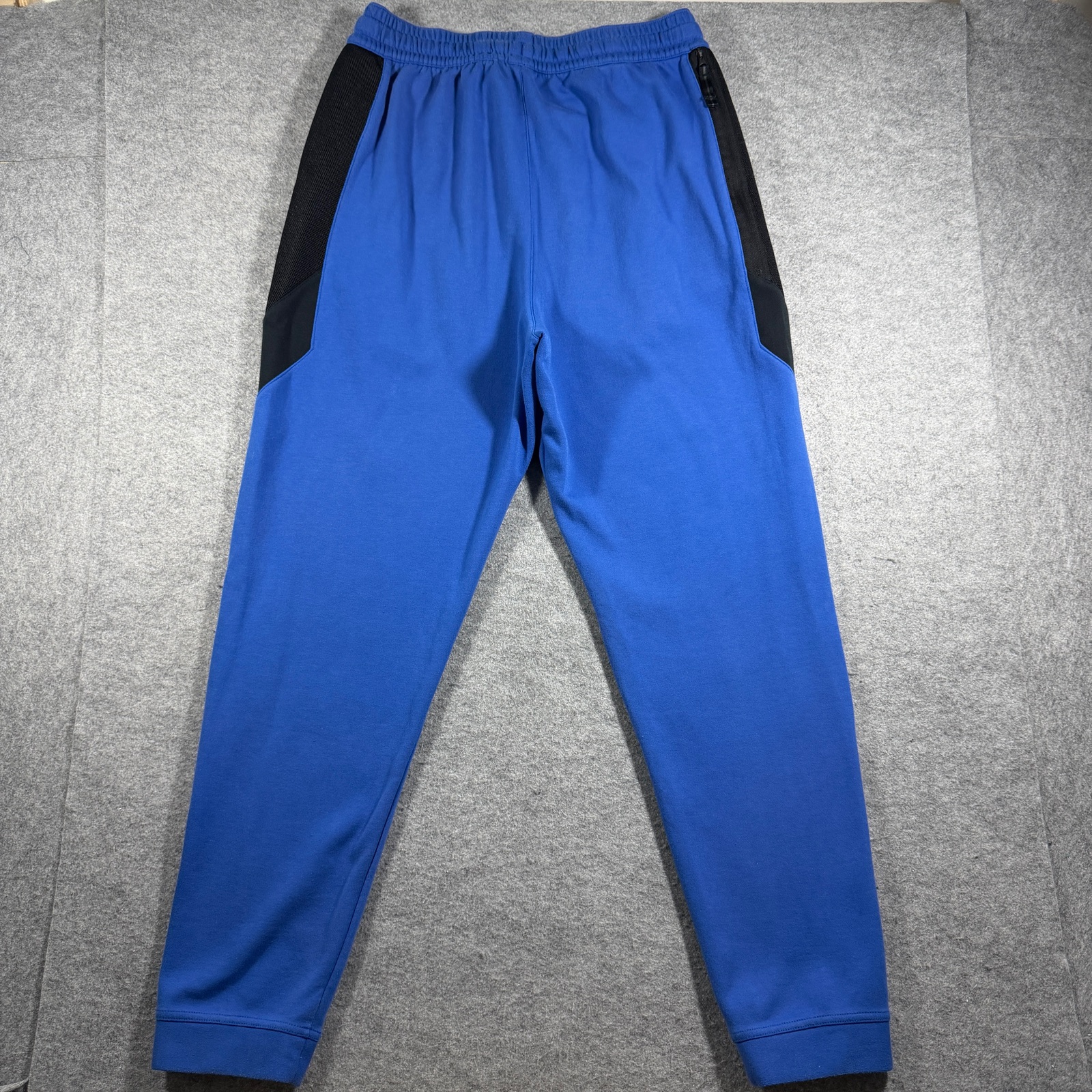 Nike Dri-FIT Joggers Mens L Blue Mesh Side Panels Running Training Athletic thumbnail 2