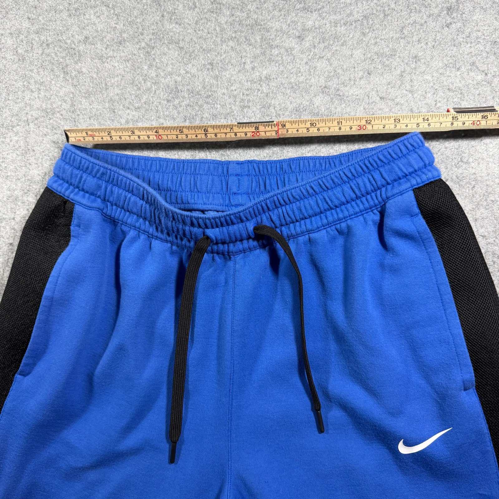Nike Dri-FIT Joggers Mens L Blue Mesh Side Panels Running Training Athletic thumbnail 6