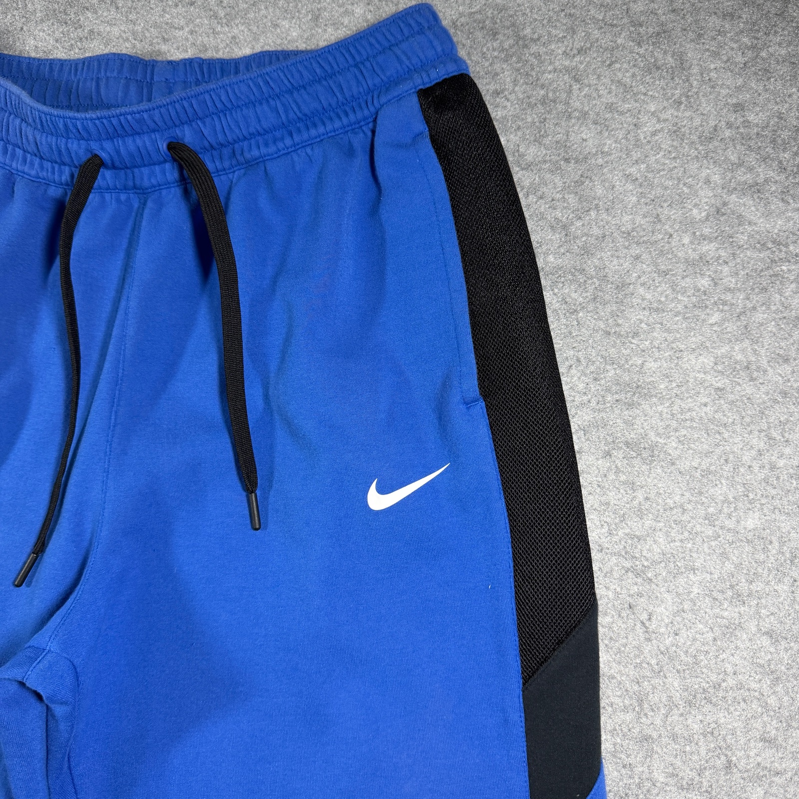 Nike Dri-FIT Joggers Mens L Blue Mesh Side Panels Running Training Athletic thumbnail 9