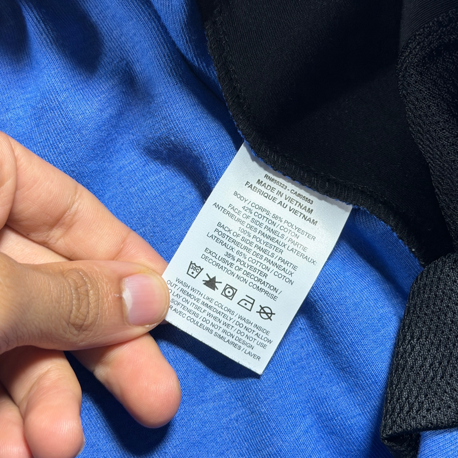 Nike Dri-FIT Joggers Mens L Blue Mesh Side Panels Running Training Athletic thumbnail 11