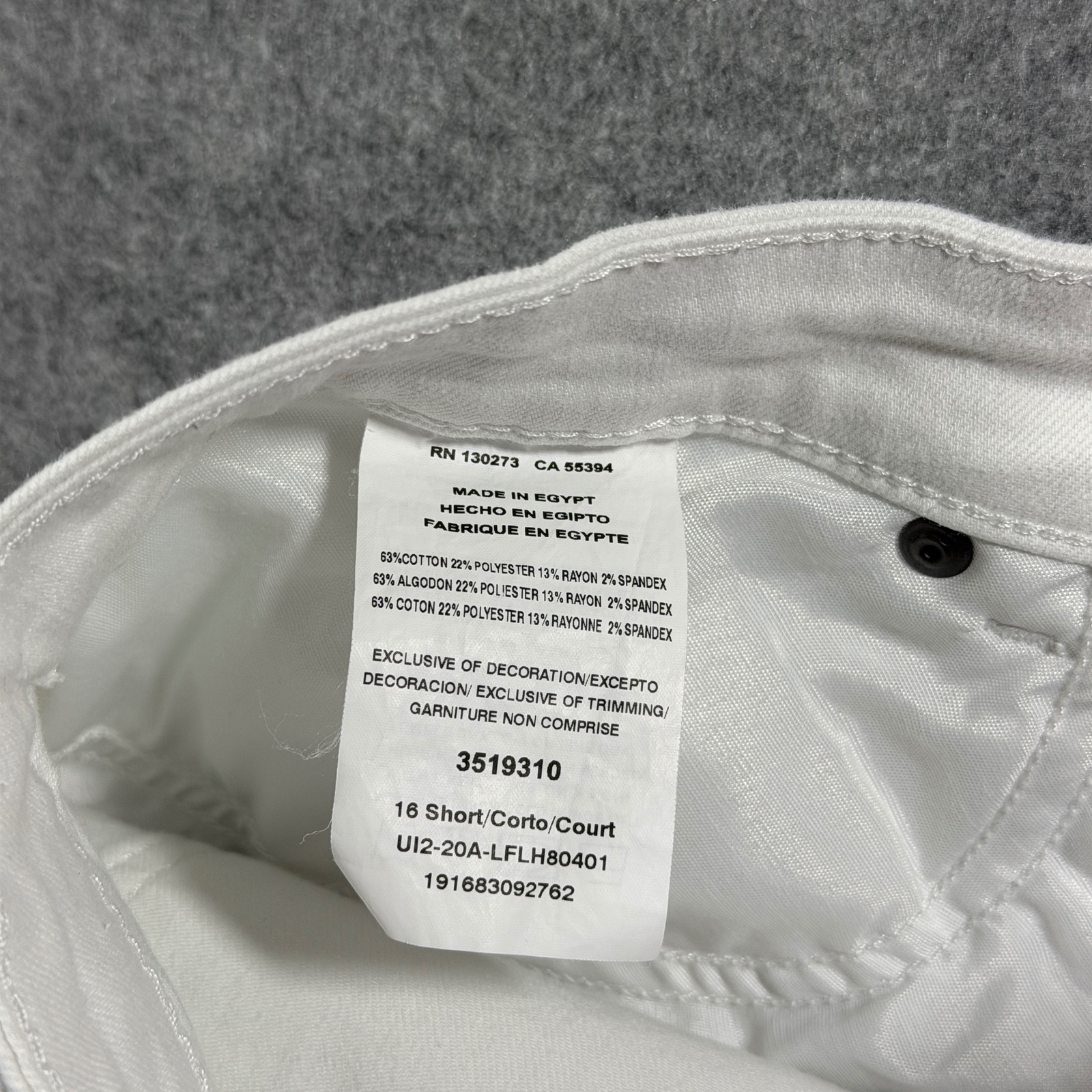 Lee Skinny Jeans Womens 16 Short White Mid Rise Stretch Denim Slim Fit Pants thumbnail 12