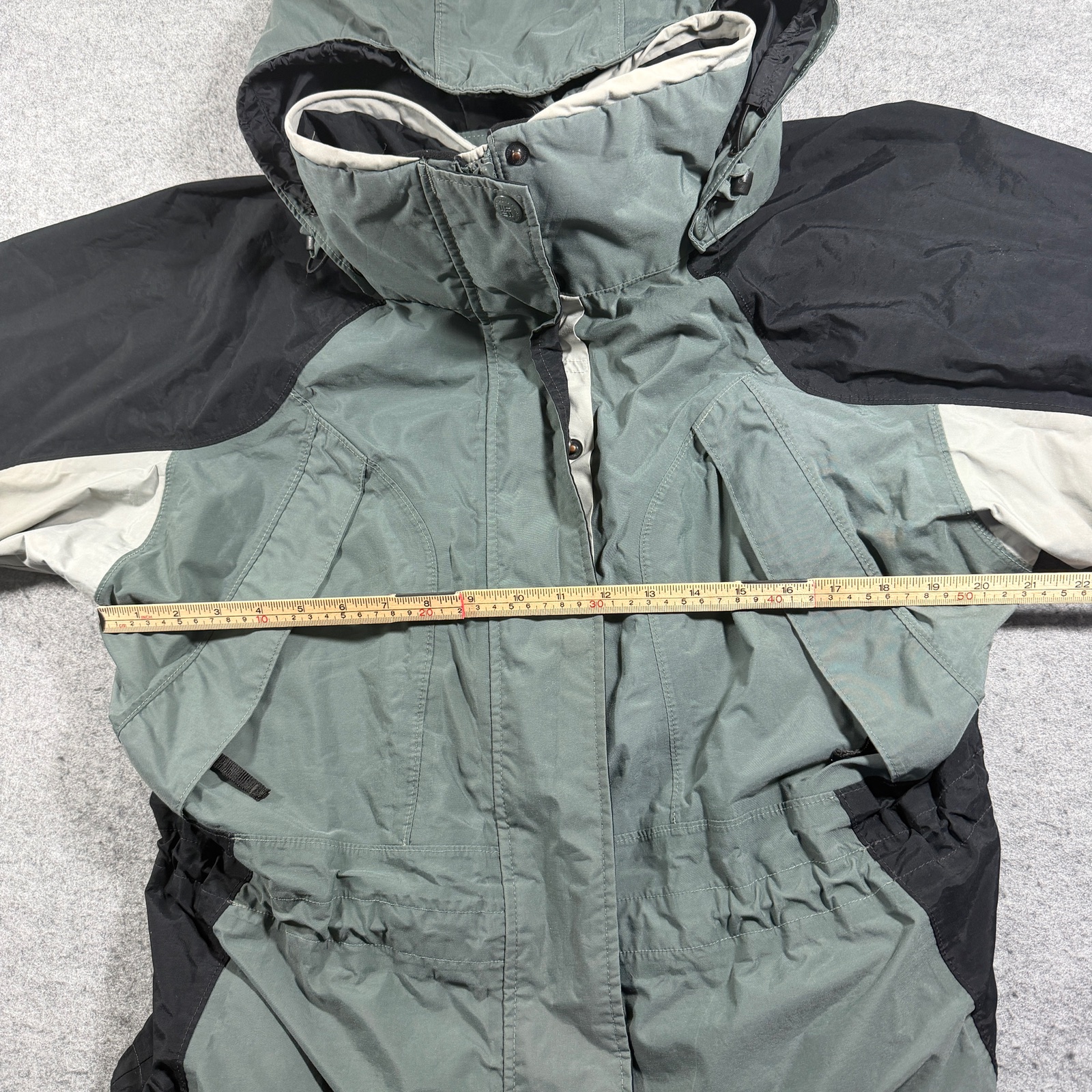 Columbia Omni-Tech Parka Jacket Womens XL Sage Green Hooded Waterproof Outdoor thumbnail 7