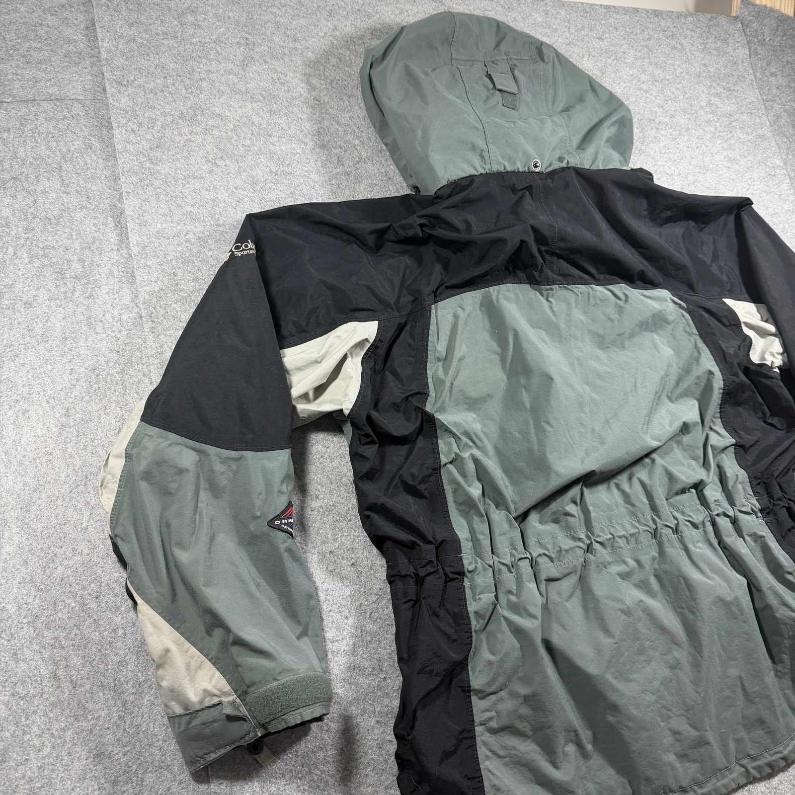 Columbia Omni-Tech Parka Jacket Womens XL Sage Green Hooded Waterproof Outdoor thumbnail 10