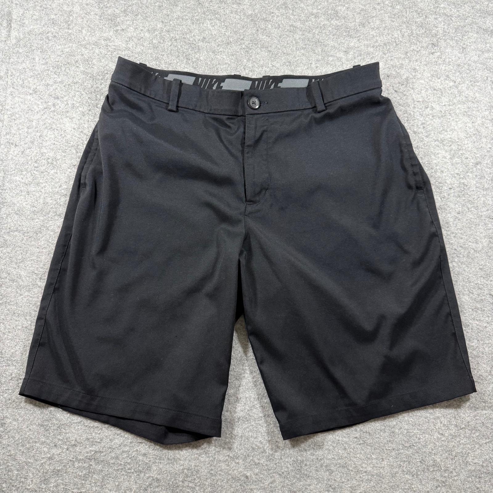 Nike Dri-FIT Golf Shorts Mens 34 Black Stretch Performance Athletic Casual
