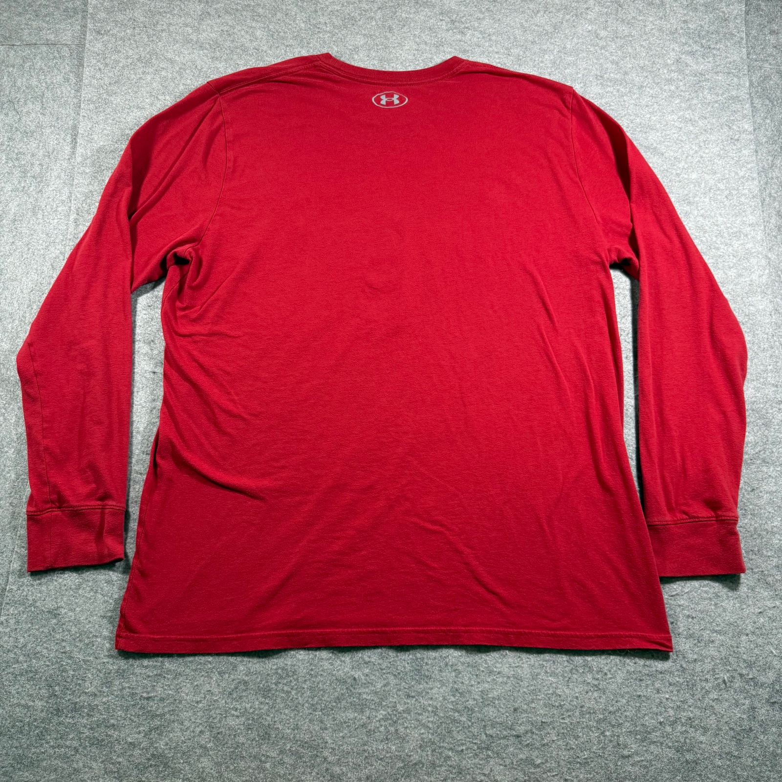 Under Armour Wisconsin Badgers Shirt Mens 2XL Red Long Sleeve NCAA Football thumbnail 2