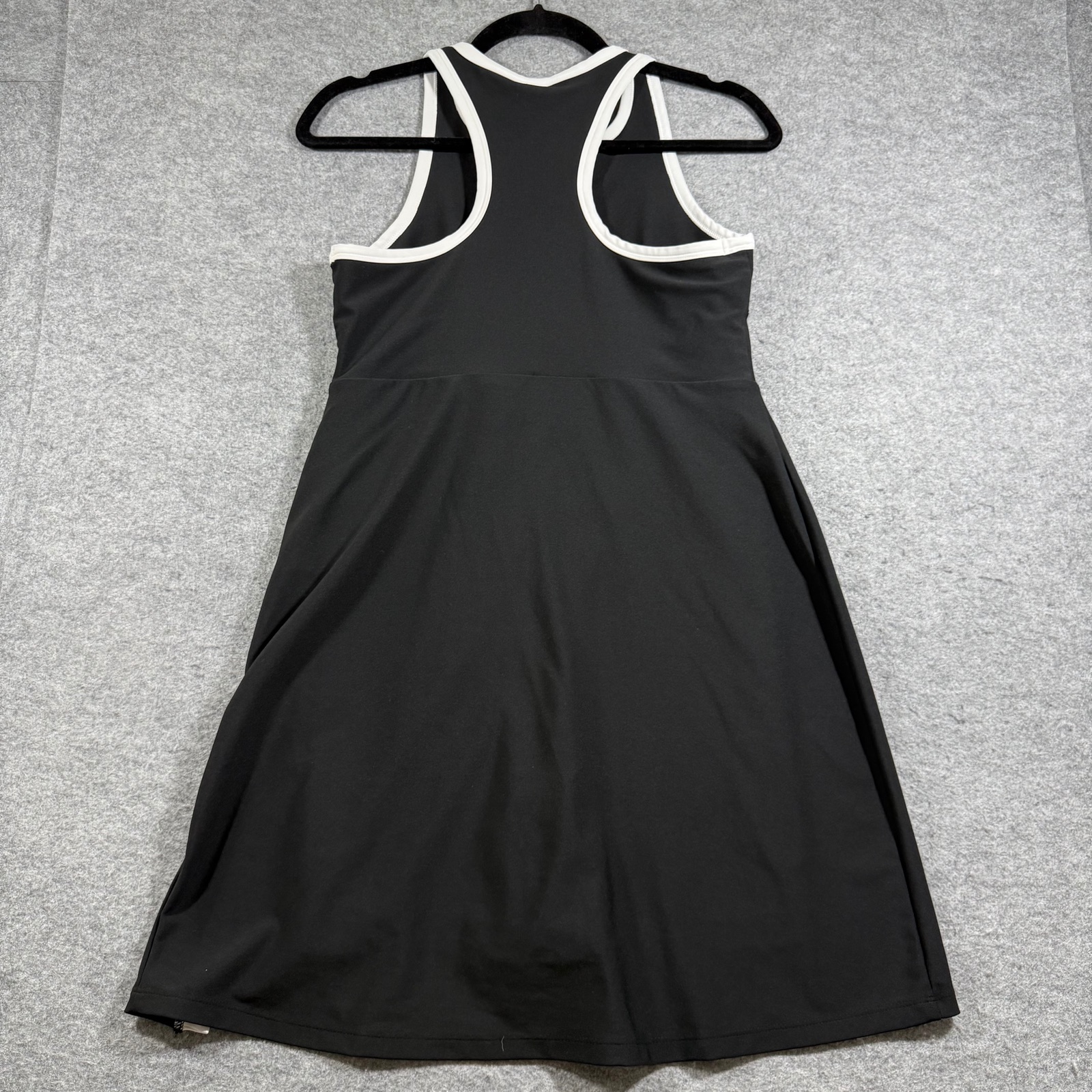 Sage Collective Tennis Dress Womens M Black Racerback Zip Front Built In Skirt thumbnail 2