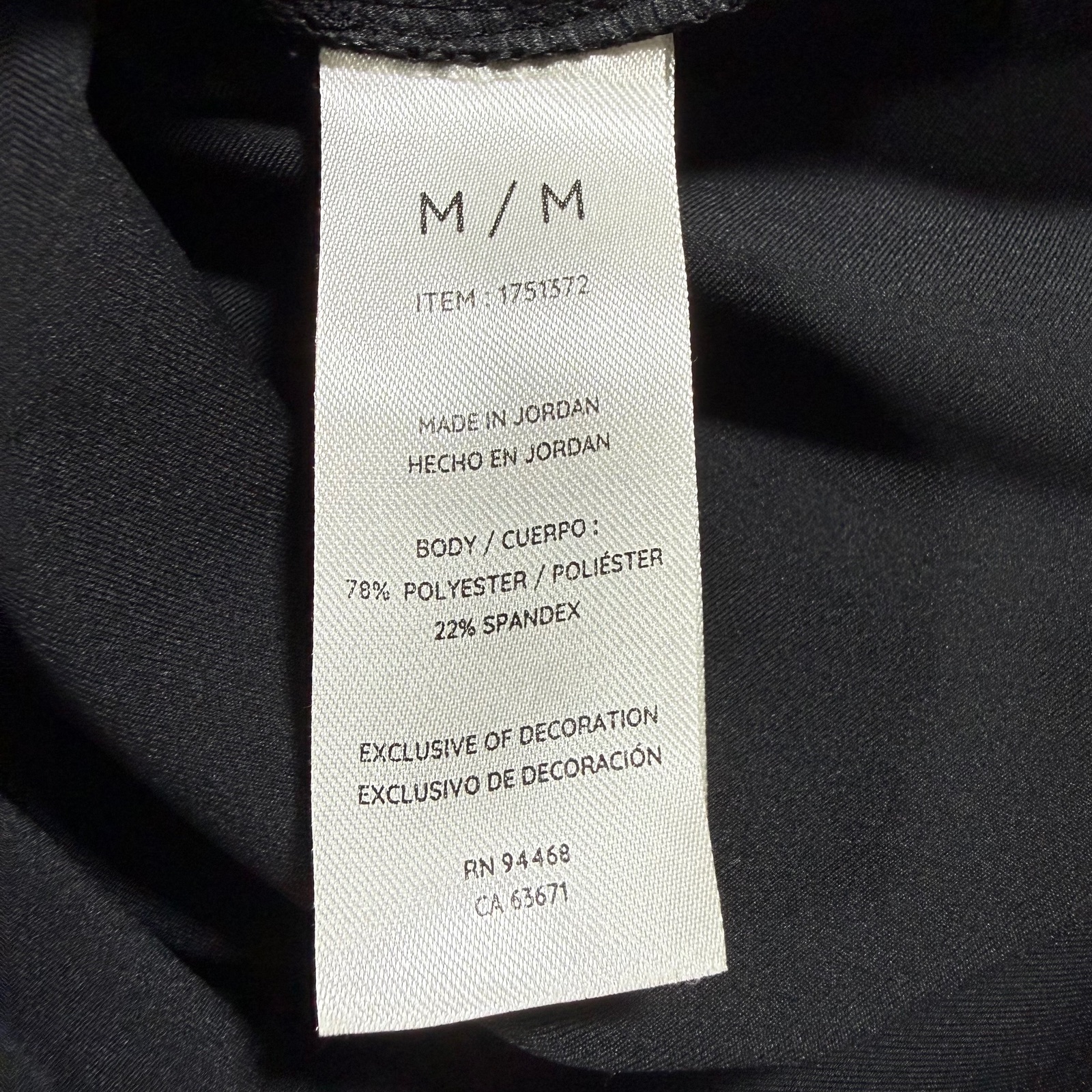 Sage Collective Tennis Dress Womens M Black Racerback Zip Front Built In Skirt thumbnail 6
