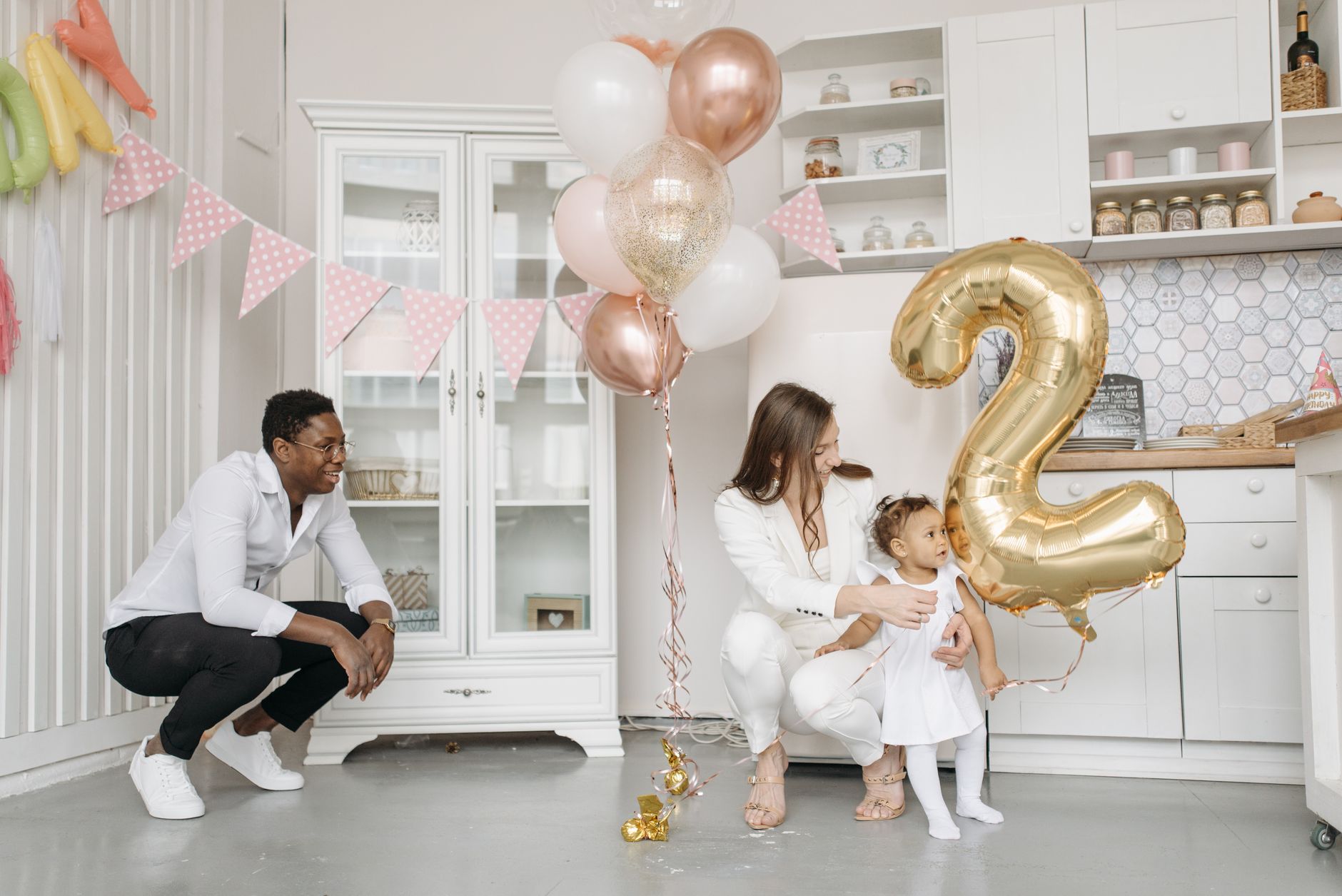 Toddlers celebrating milestones