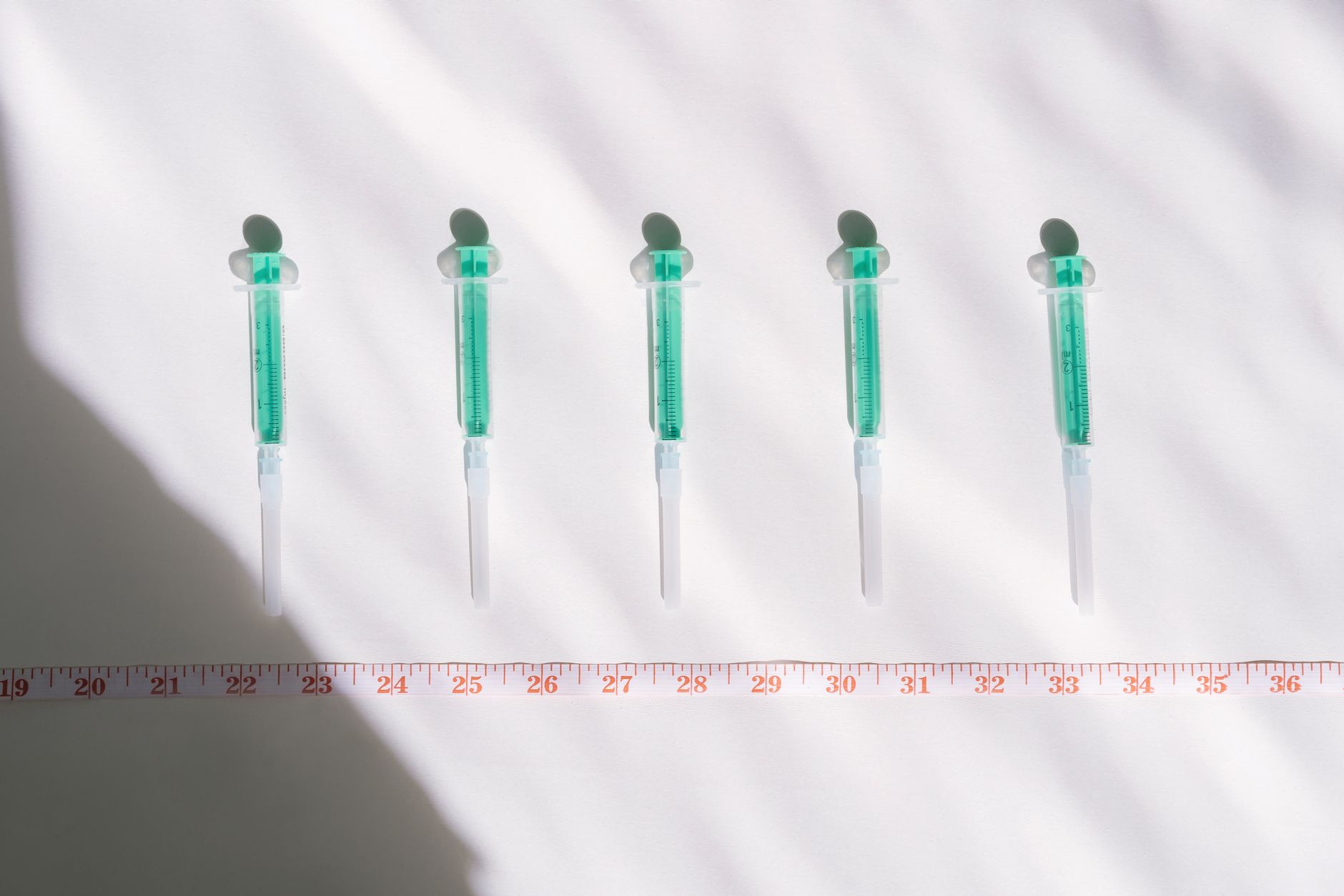 Organized dosing setup for baby aspirin