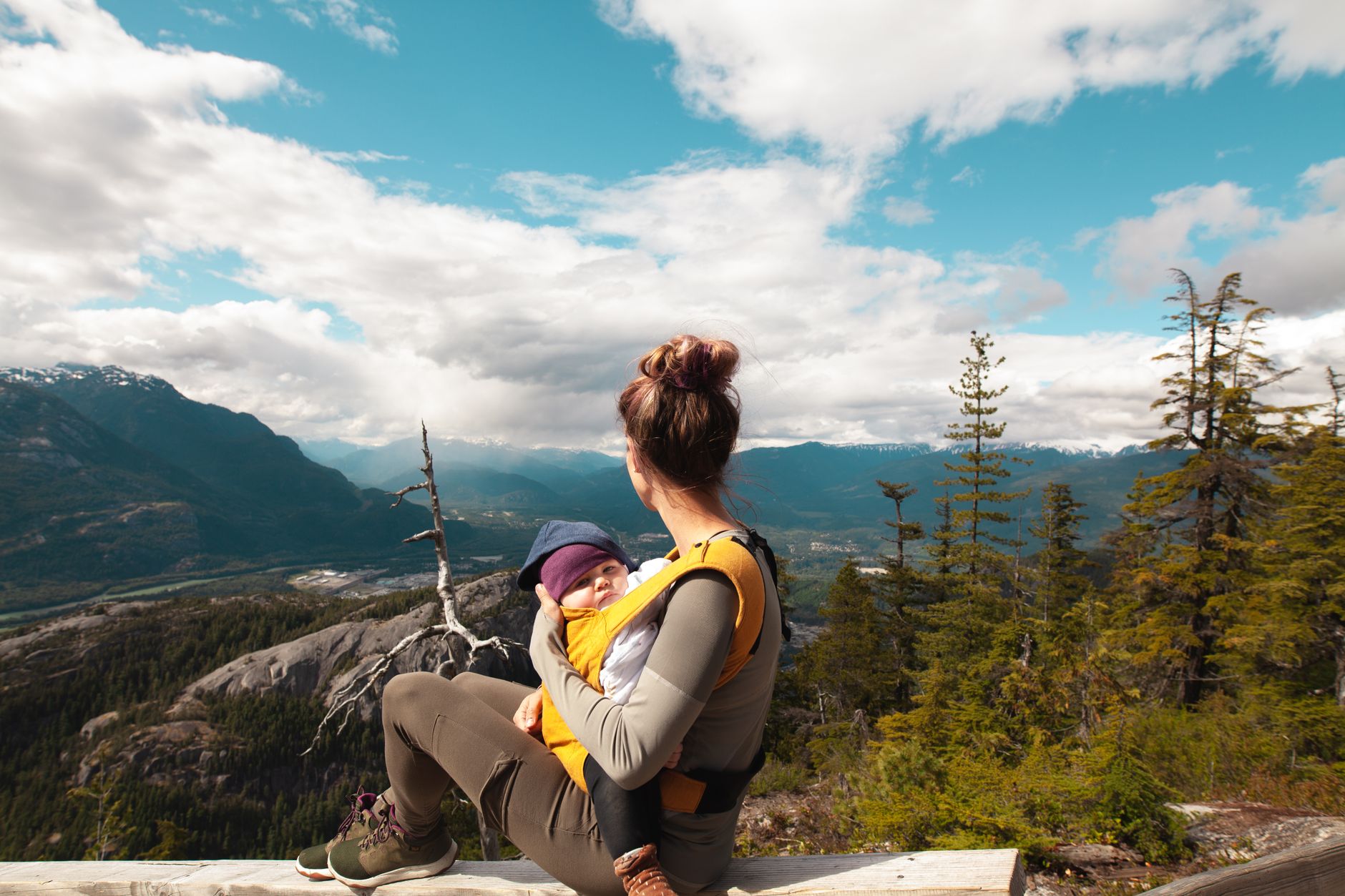 Backpack carrier hiking safety
