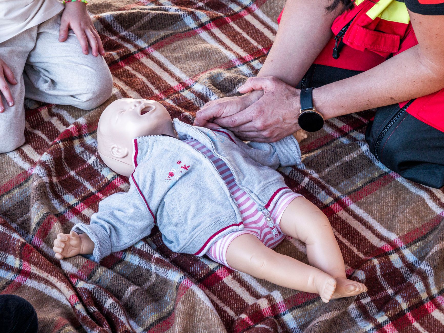 Infant CPR practice kit