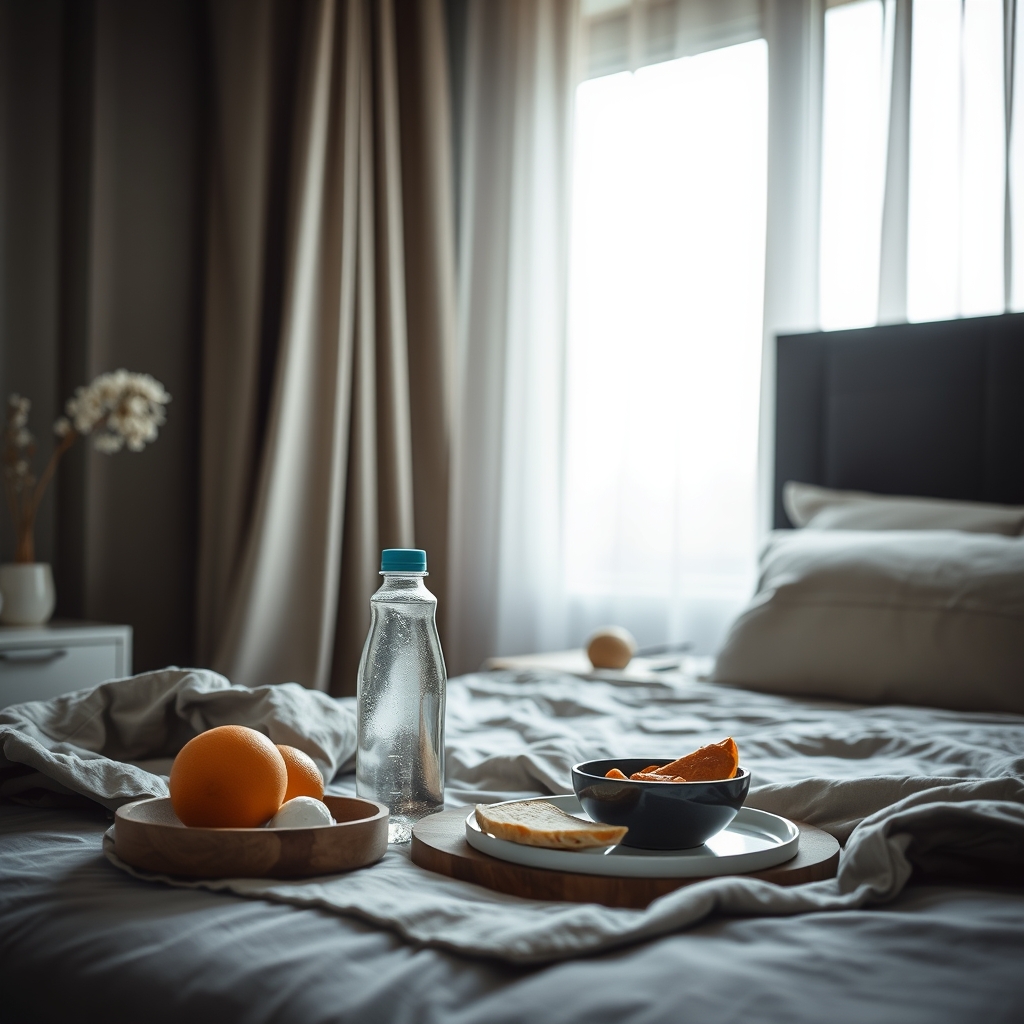 Sleep-friendly bedroom for late pregnancy