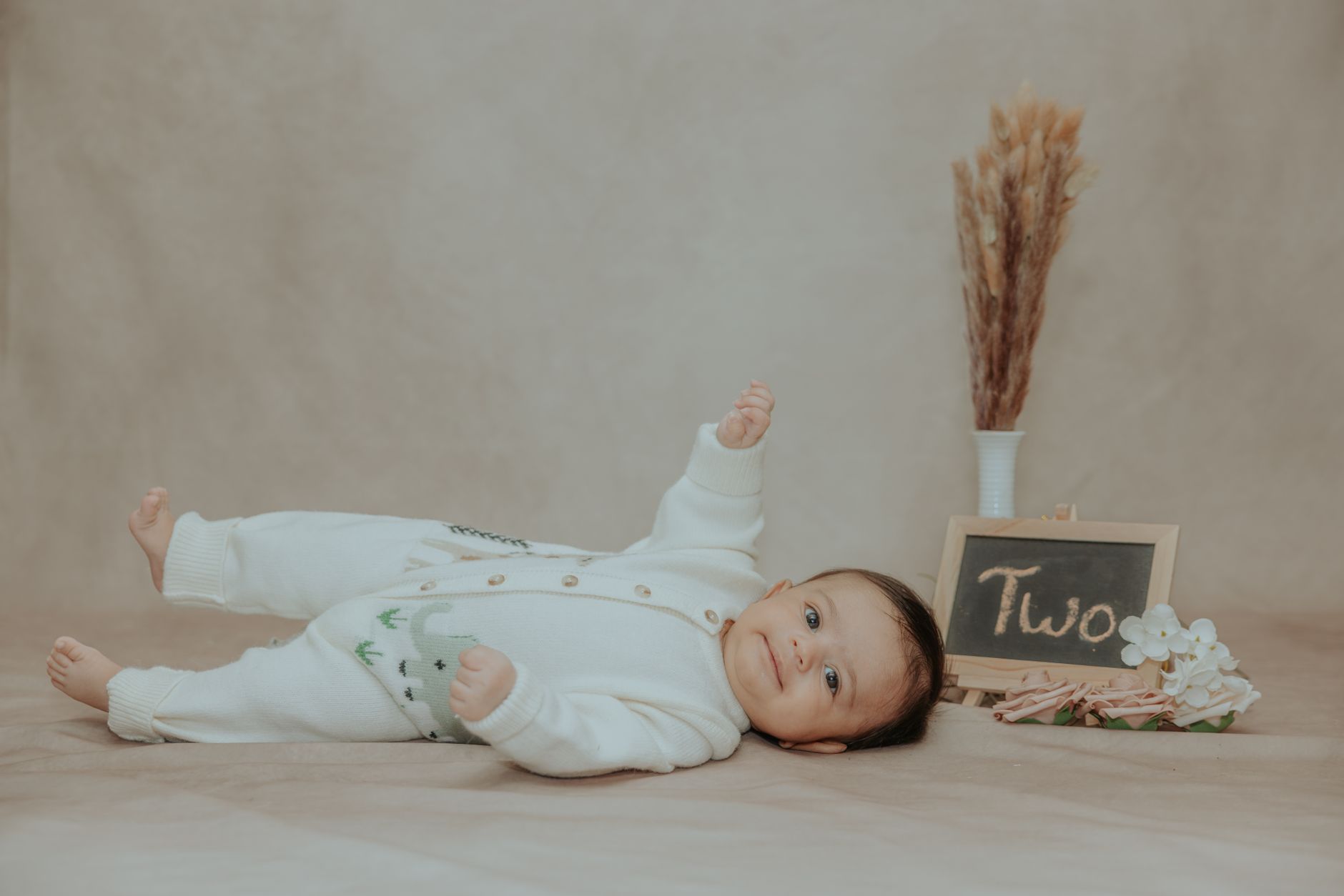 Organized baby memory book
