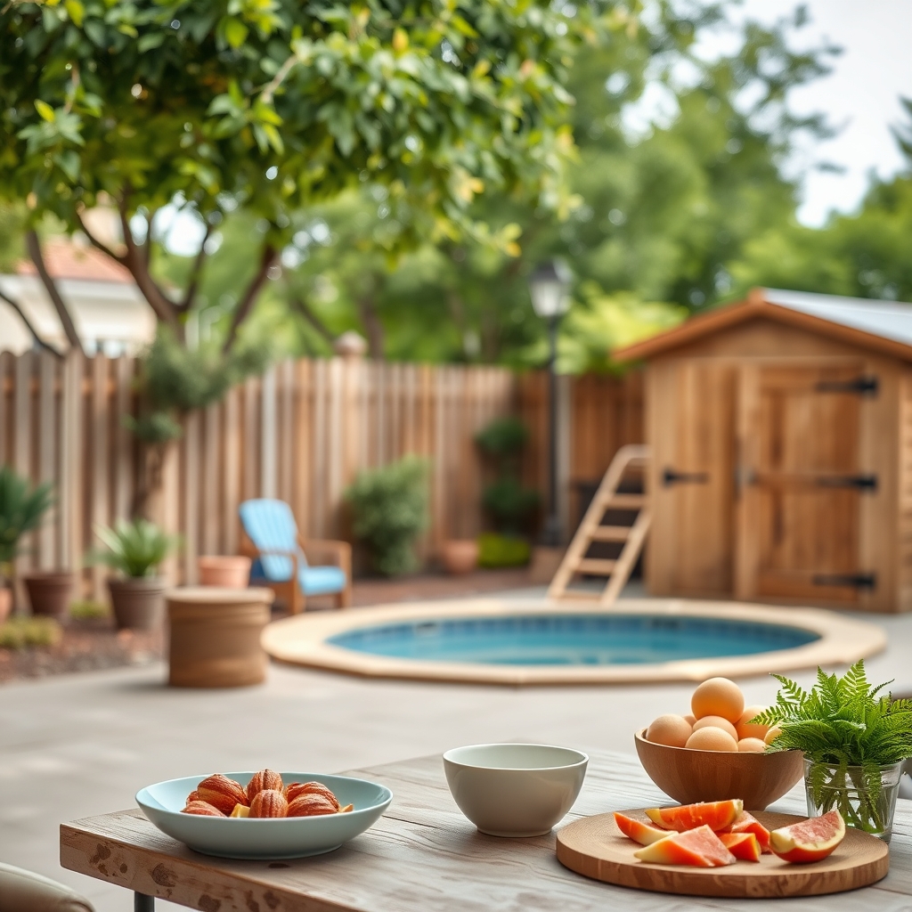 Safe outdoor space for babies