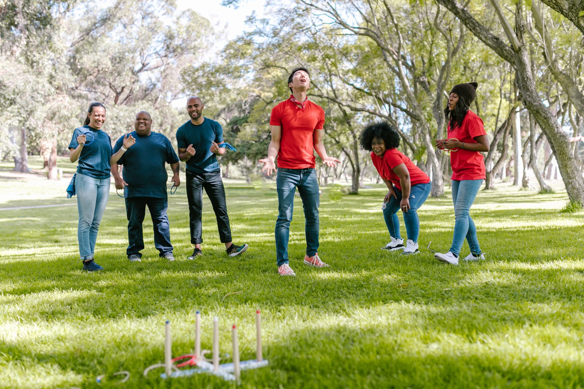 Outdoor baby shower games