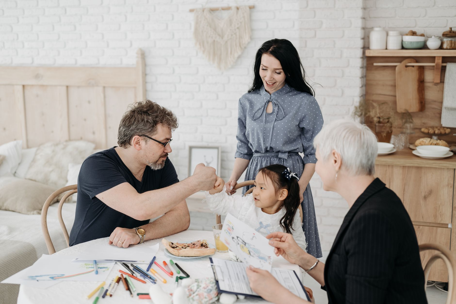 Foster parent support group meeting