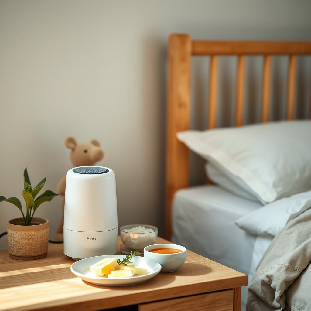 Nursery air purifier and humidifier