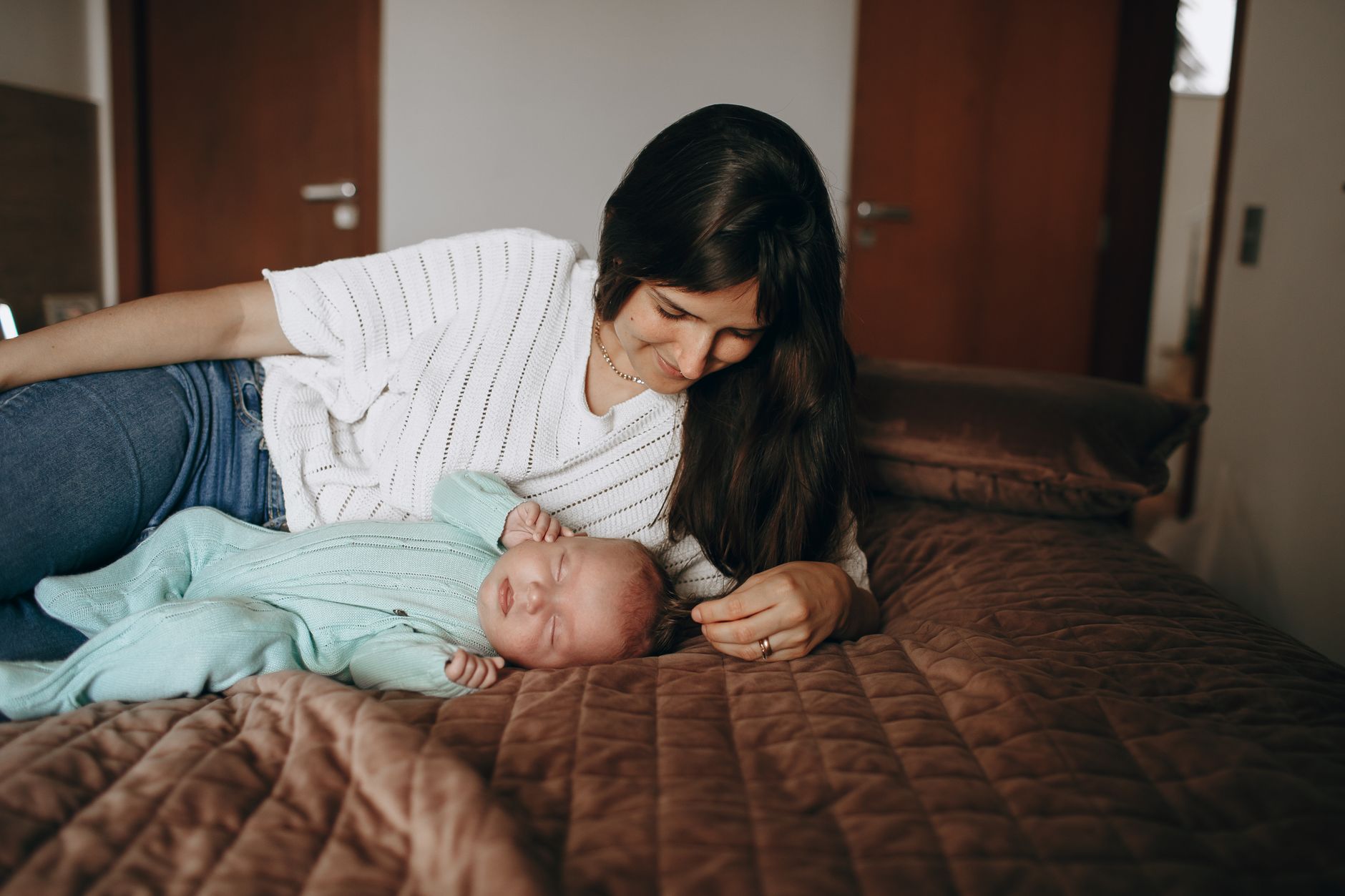 Infant abdominal massage for gas relief