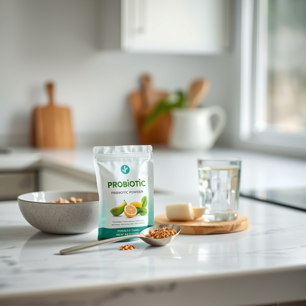 Storing probiotic powder safely