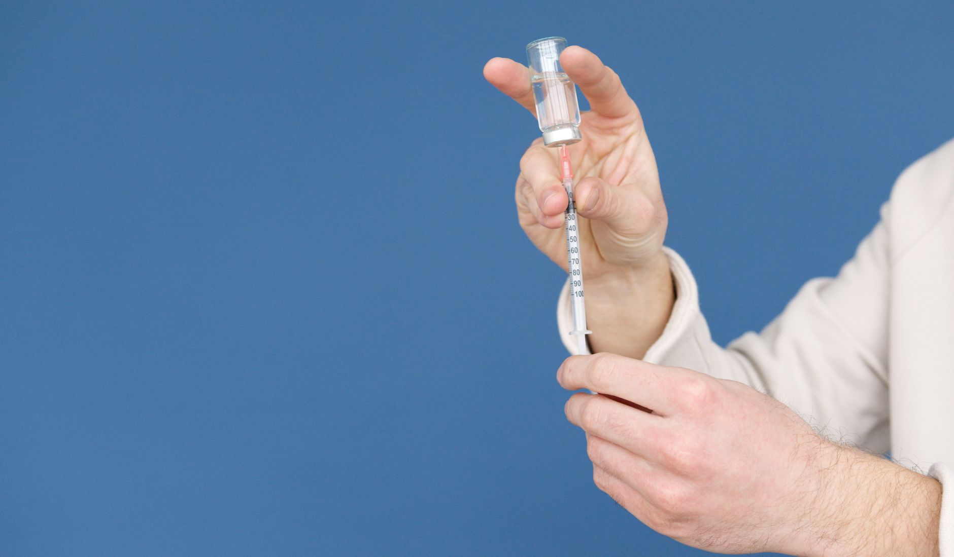 Calibrated syringe for measuring infant medication