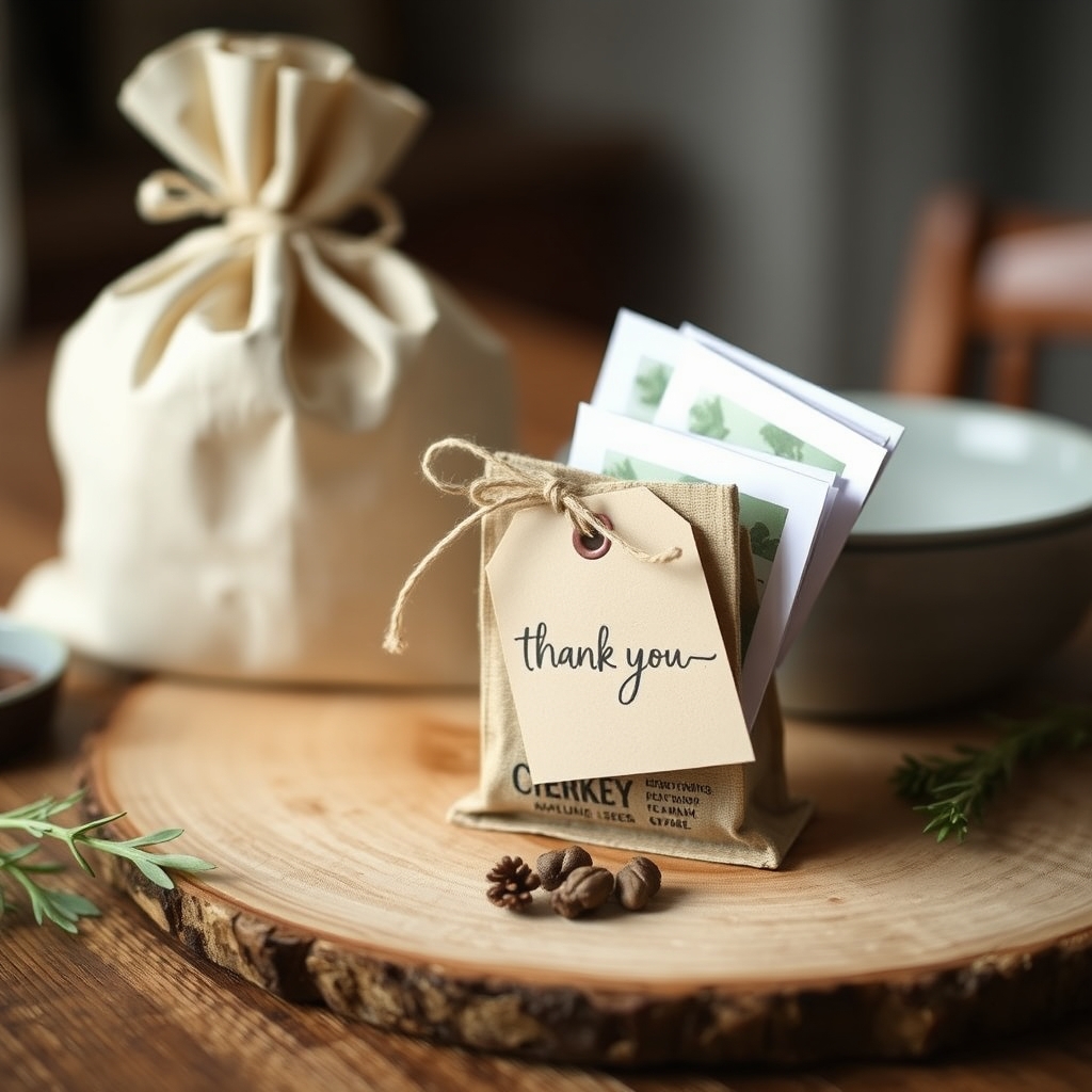 DIY thank you favors
