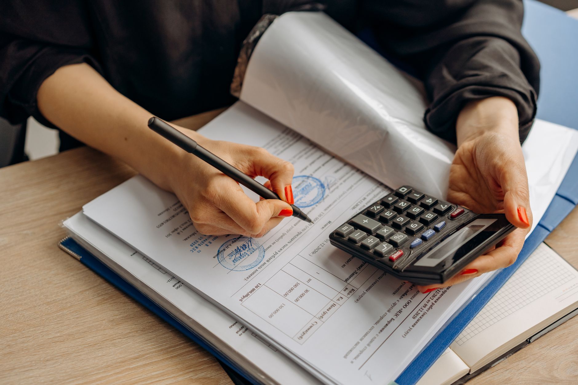 Parent budgeting childcare costs