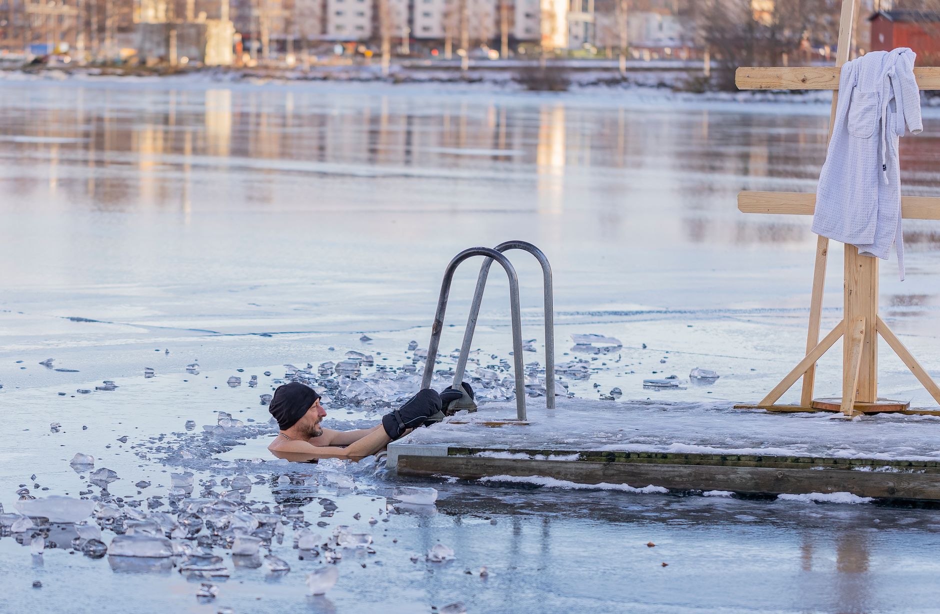DIY cold plunge setup