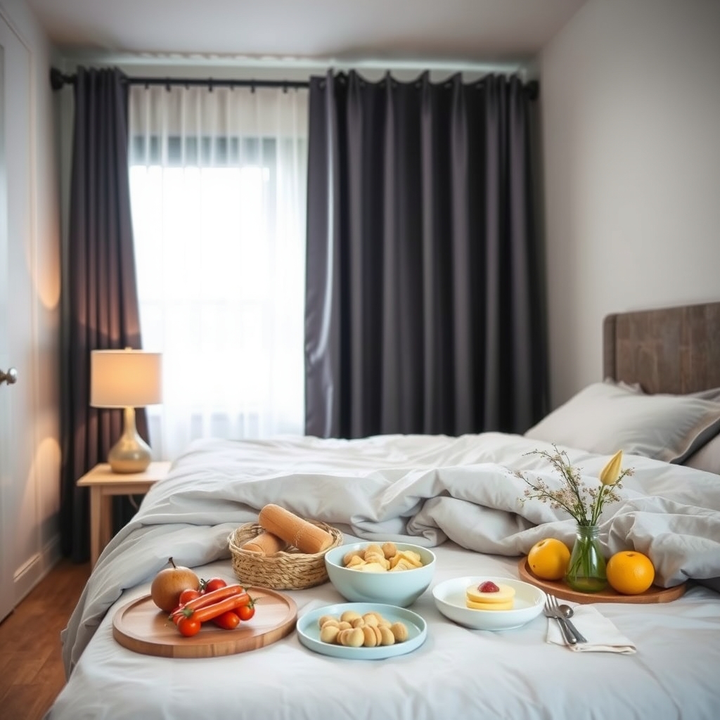 Calm postpartum bedroom