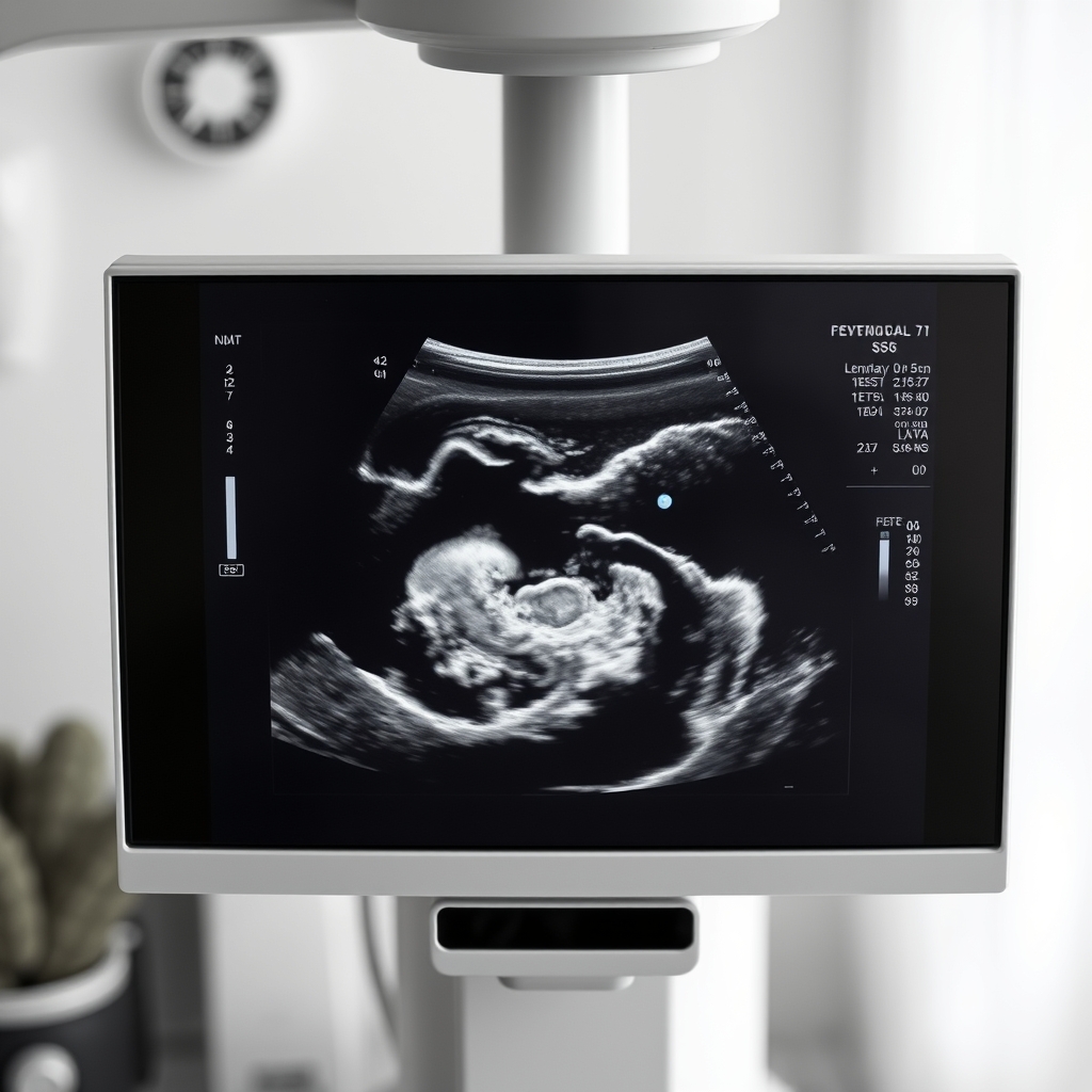 When can you see baby on sonogram