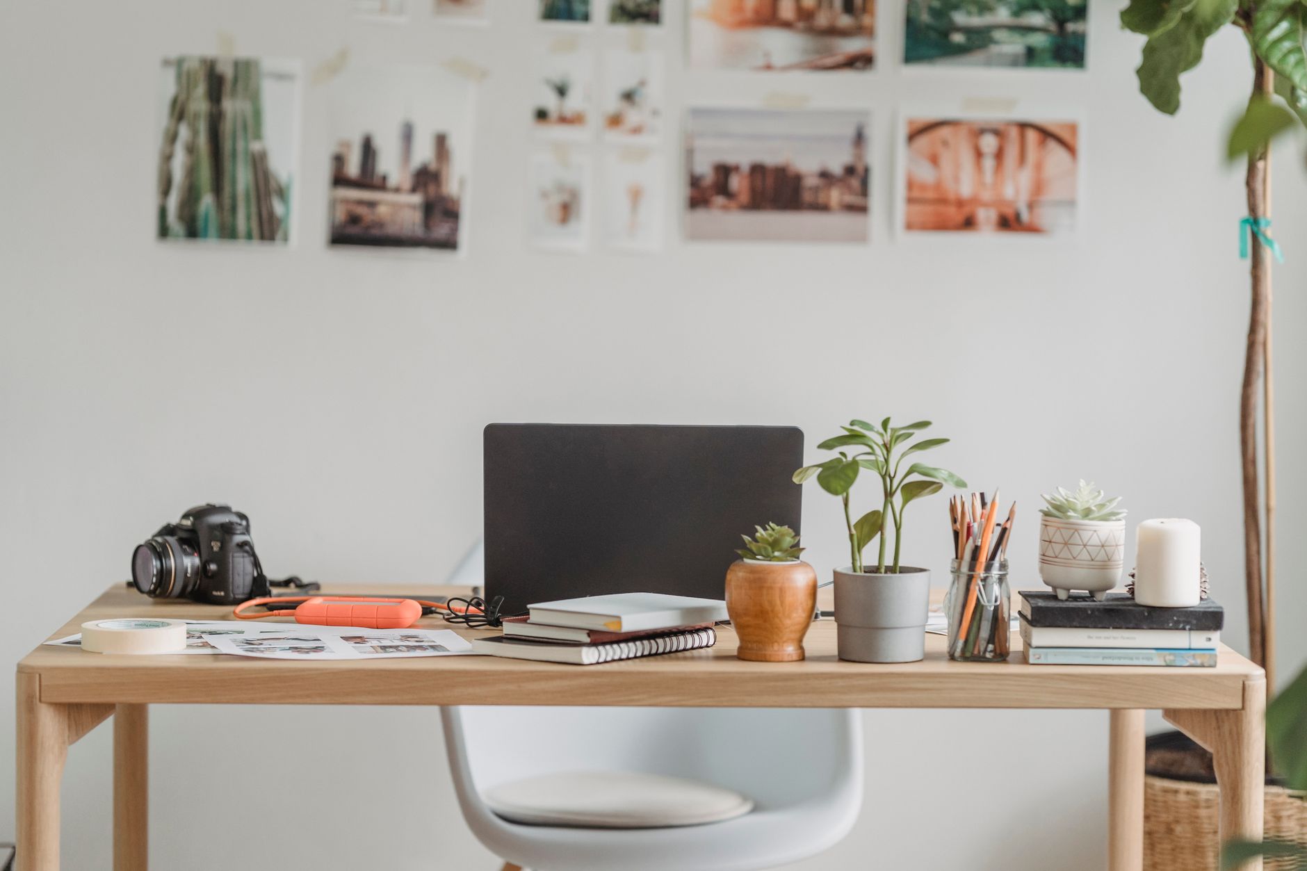 Quiet home office for returning to work after loss