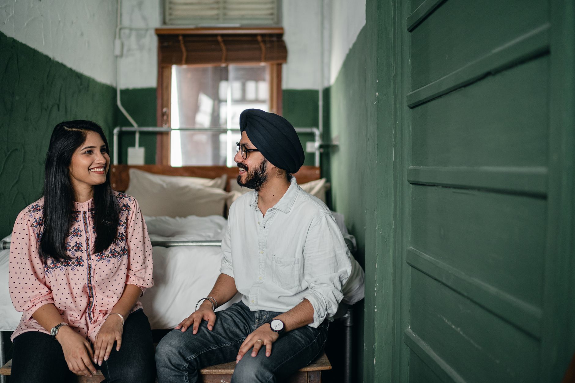 Couple communicating about failed IVF