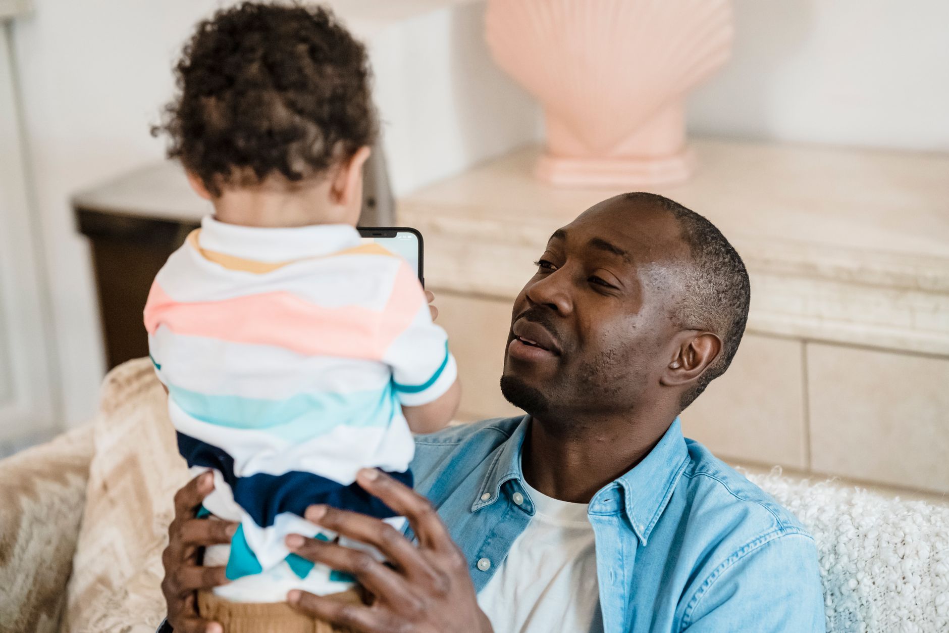 Parent with baby feeling grief