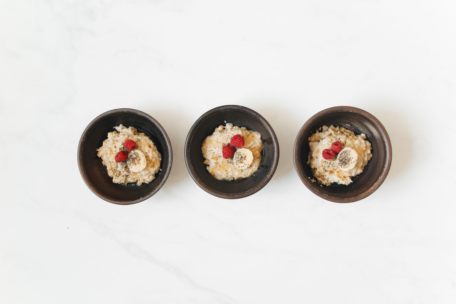 Oatmeal, banana, and water for a baby