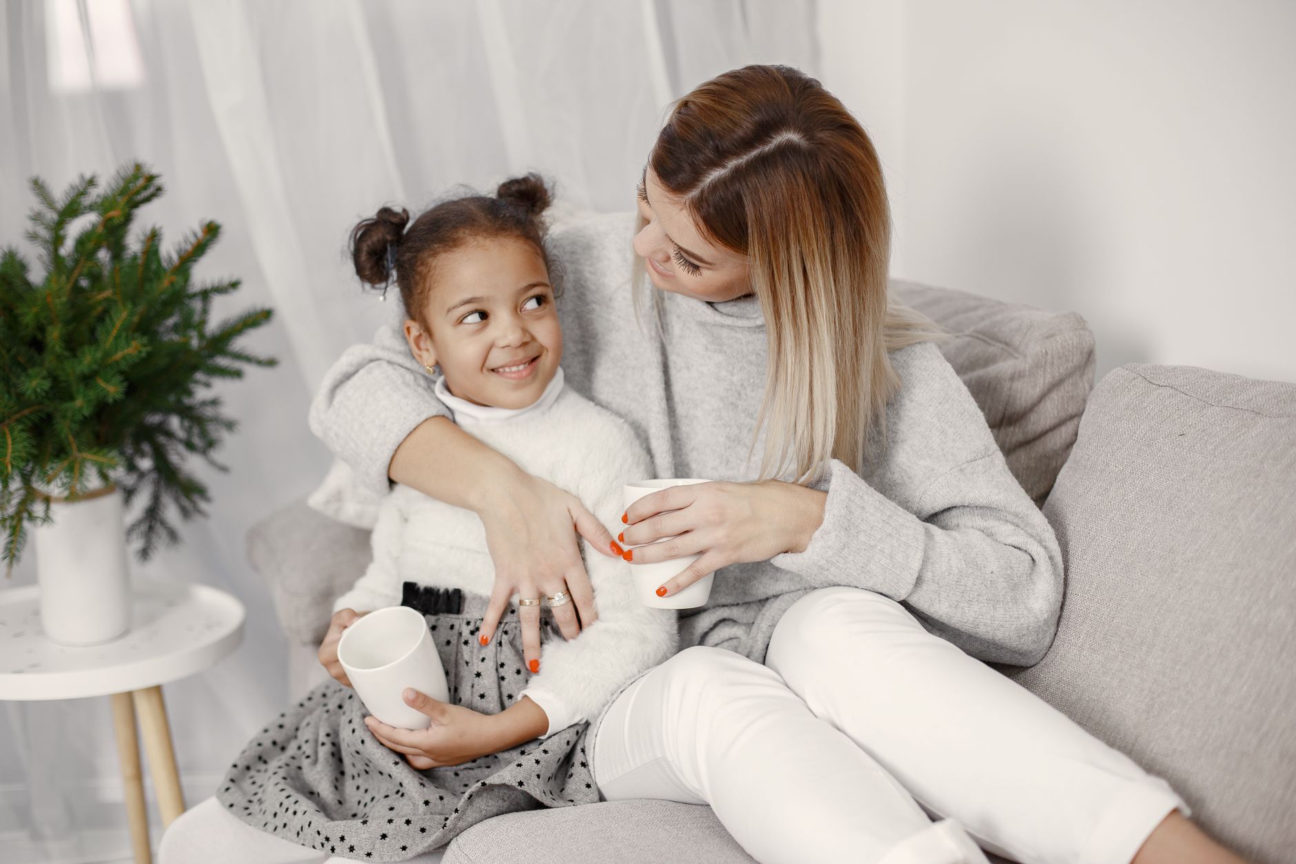 Gen Z parent practicing slow parenting