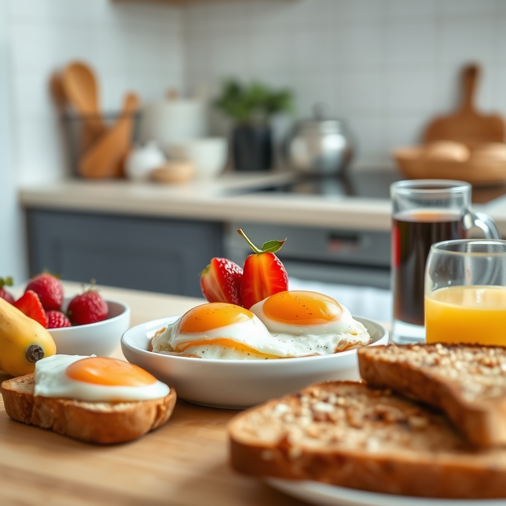 Balanced prenatal breakfast