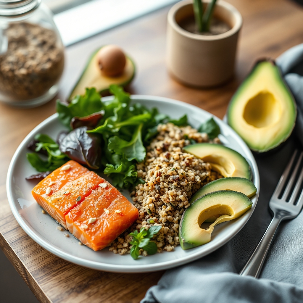 Balanced pregnancy meal