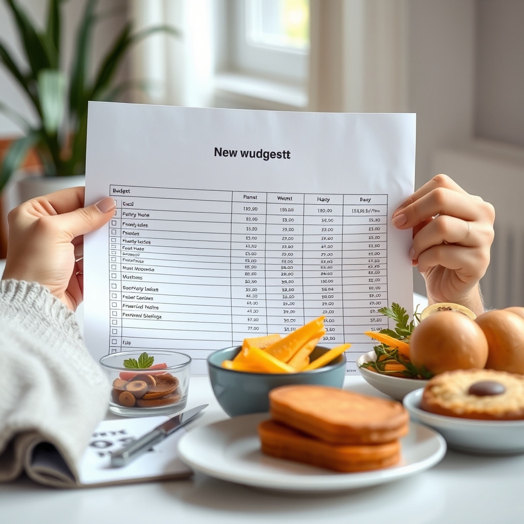 Budget worksheet for family planning