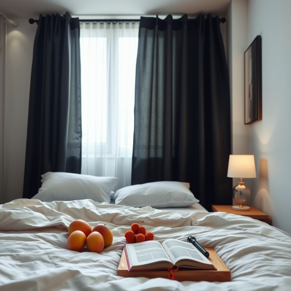 Sleep-friendly bedroom for postpartum recovery