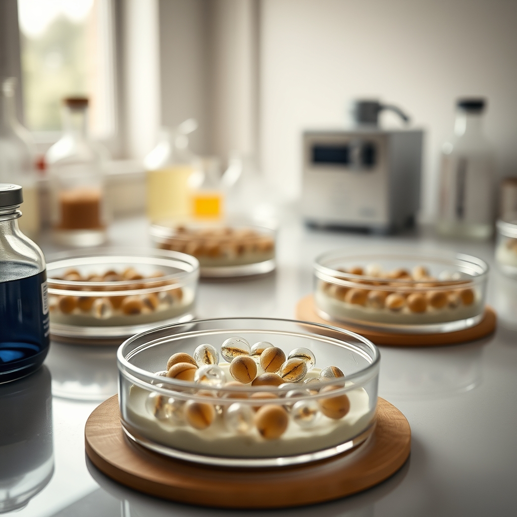 IVF laboratory with embryos
