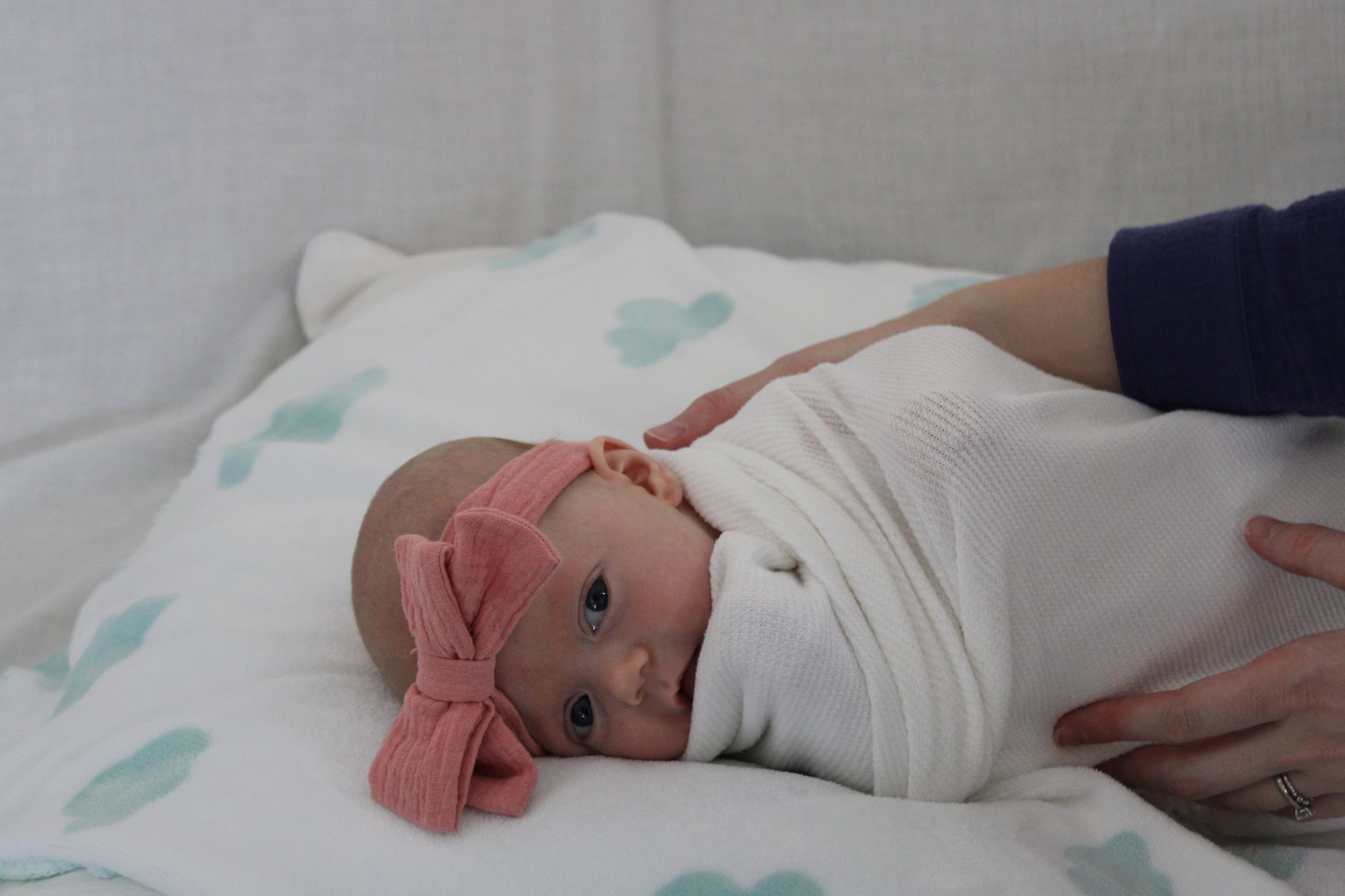 Seasonal newborn hospital bag items