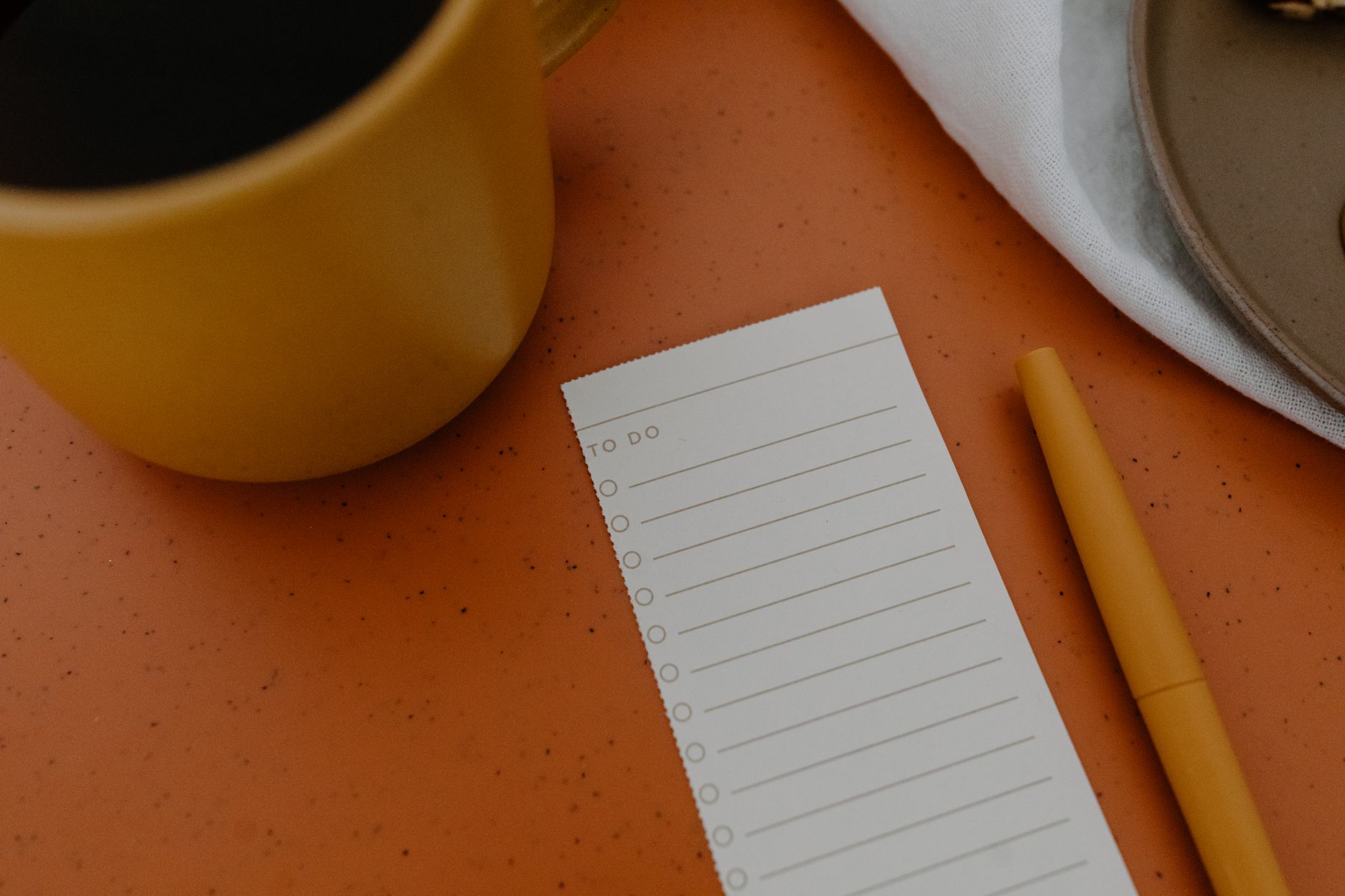 Family planning checklist notebook