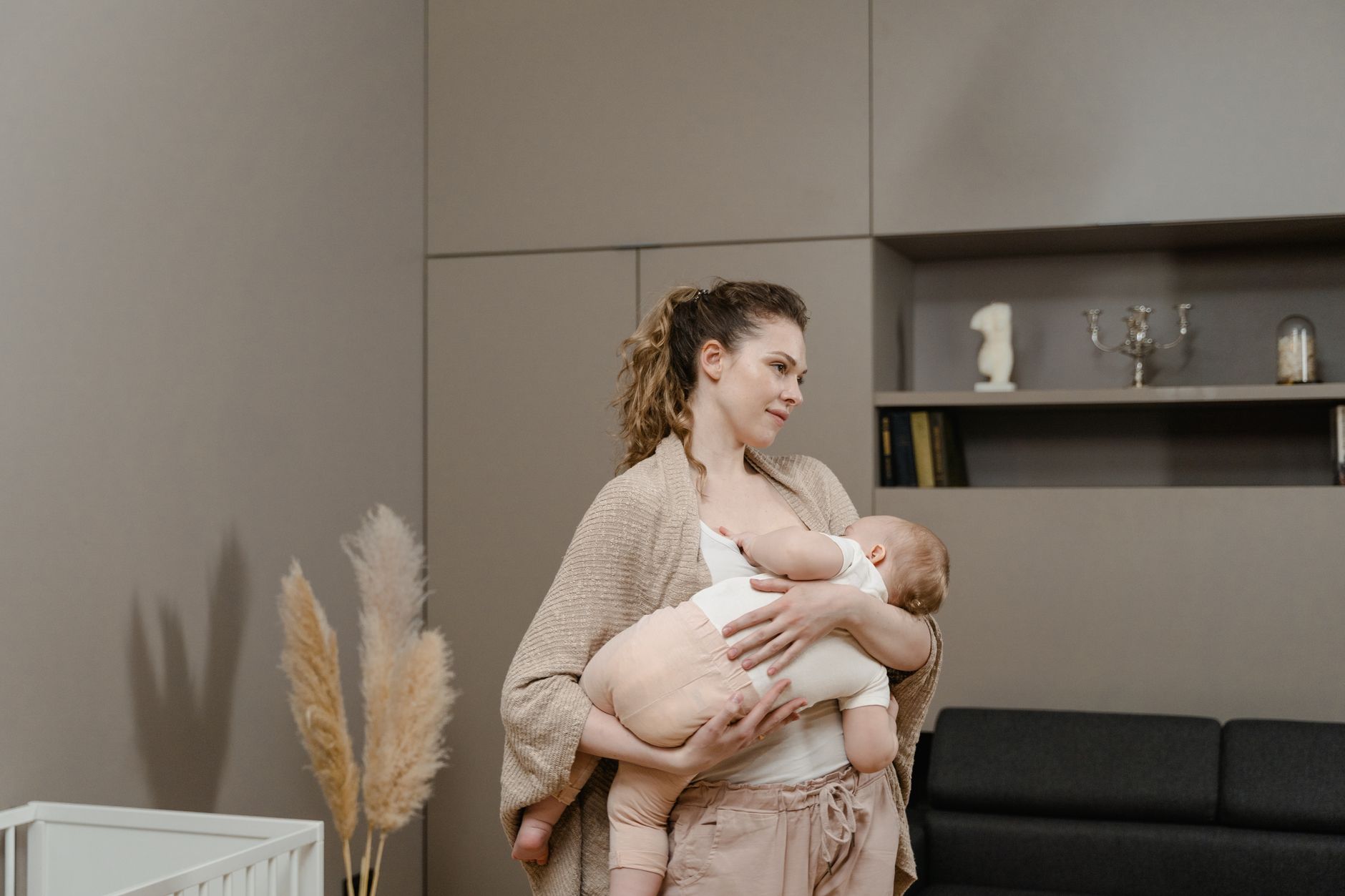 Nighttime breastfeeding routine