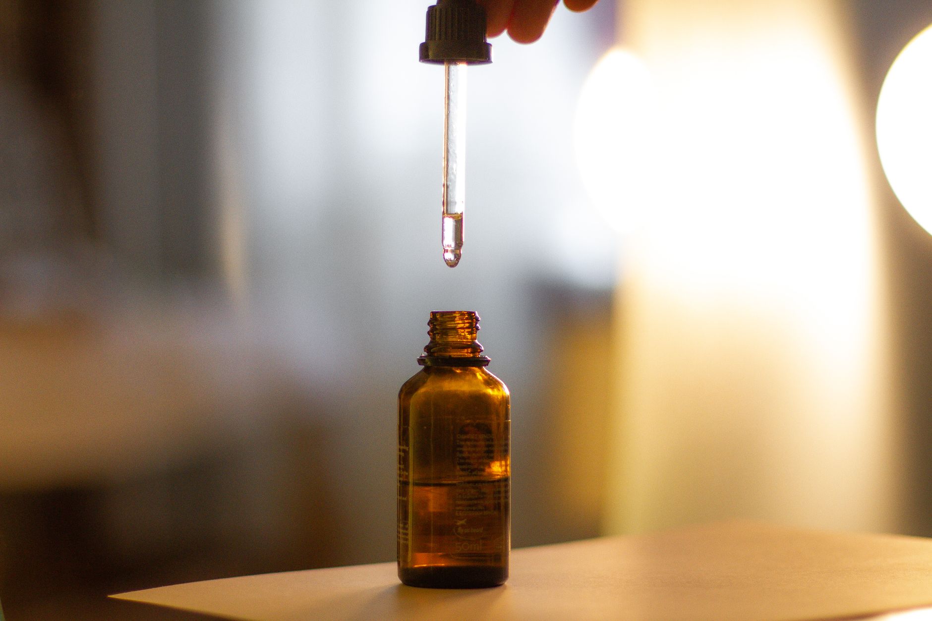 Infant gas drops with dropper