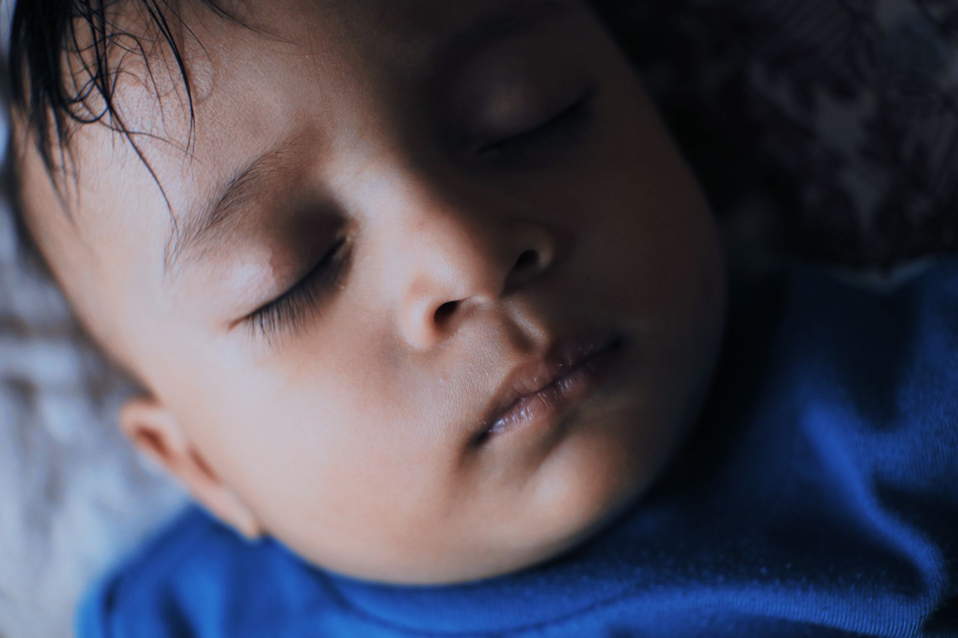 Baby sleeping after antihistamine